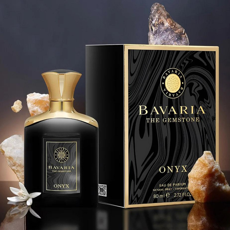 عطر ادکلن مردانه بولگاری اونخ فراگرنس ورد مدل باواریا گمستون اونیکس (Fragrance World Bvlgari Onekh)
