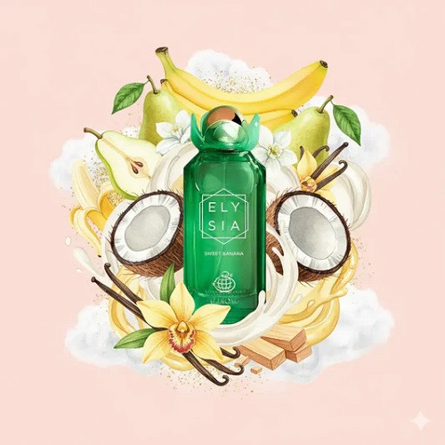 عطر ادکلن زنانه کایالی مائوئی این باتل سوییت بنانا 37 فراگرنس ورد (Fragrance World Kayali Maui in a Bottle Sweet Banana 37)