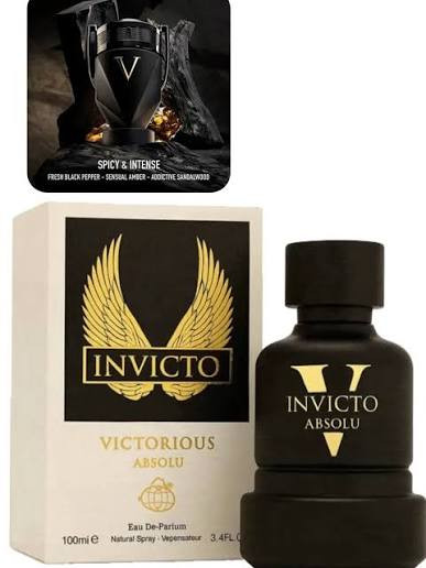 عطر ادکلن مردانه پاکو رابان اینویکتوس ابسولو فراگرنس ورد (Fragrance World Paco Rabanne Invictus Absolu)